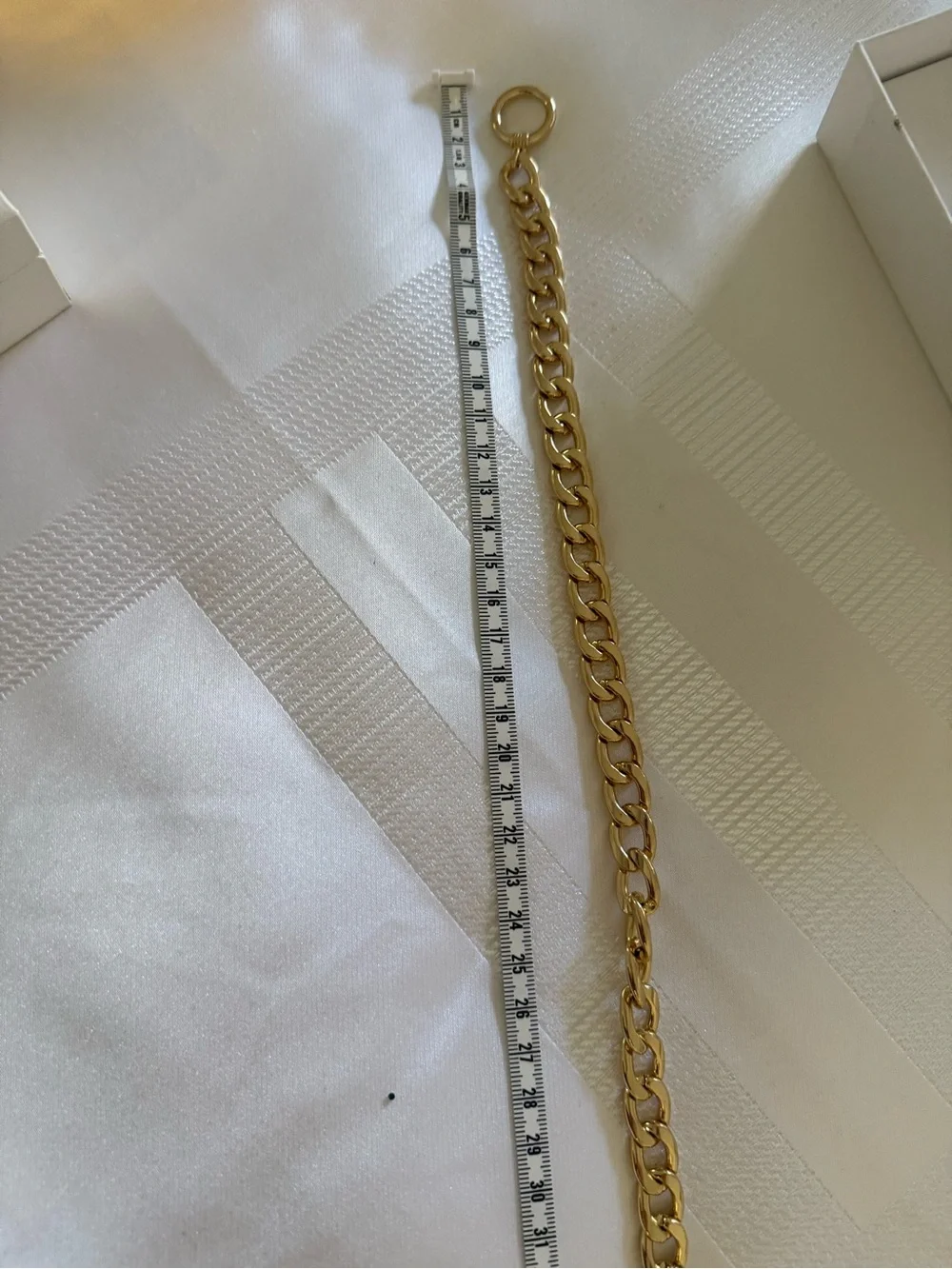 Cynthia Rowley Gold Curb Chain Necklace